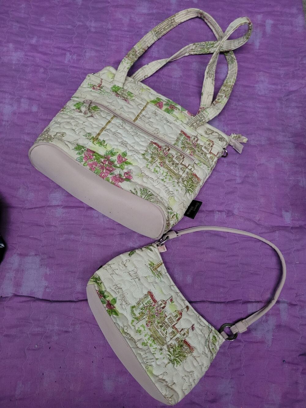 Donna Sharp Beverly Hills Quilted Purse Bag Set
